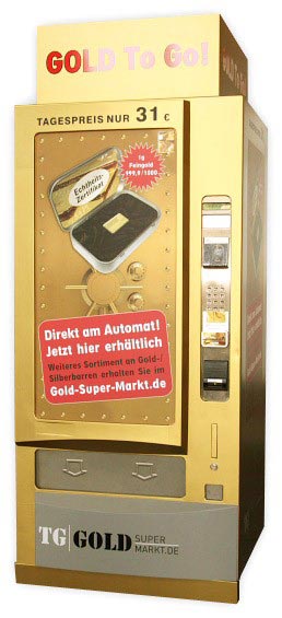 Незвичайна ідея бізнесу: Вендинговий автомат з продажу золота