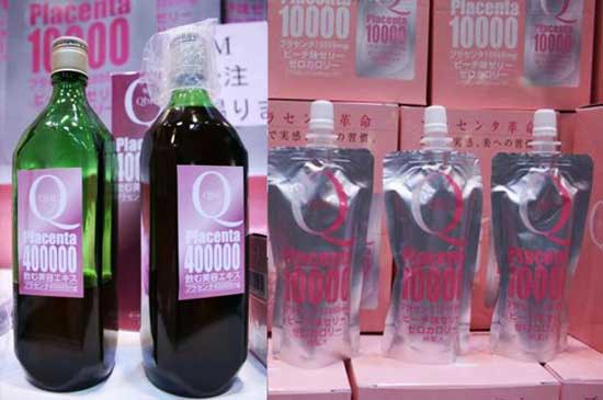 Низькокалорійний напій з плаценти Placenta 10000 є справжнім хітом продажів в Японії.