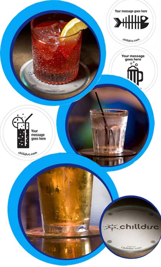 оригінальна ідея для барів та ресторанів: Охолоджуючі підставки для напоїв