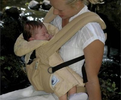 Рюкзак для немовлят в якості тренажера для мам